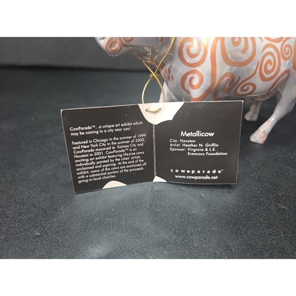 Cow Parade Metallicow Cow Figurine, Westland Giftware, #7306,‎ No Box - Picture 9 of 9